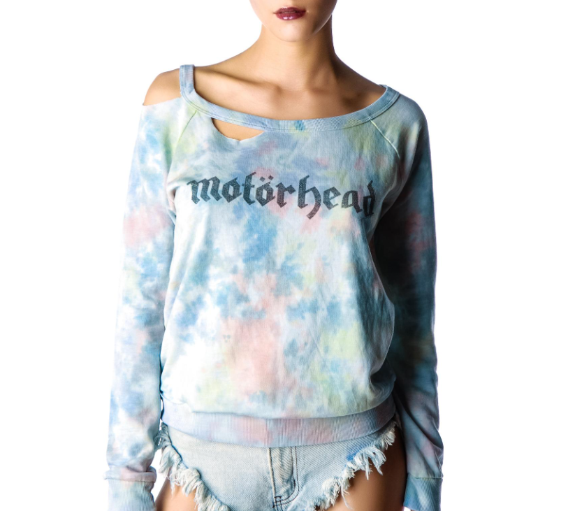 Motörhead Tie Dye Deconstructed Sweatshirt