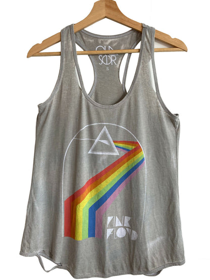 Pink Floyd "Dark Side of the Moon" Deconstructed tank top