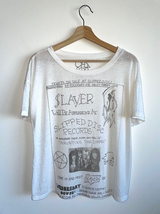 Slayer Live Poster Boxy t-shirt