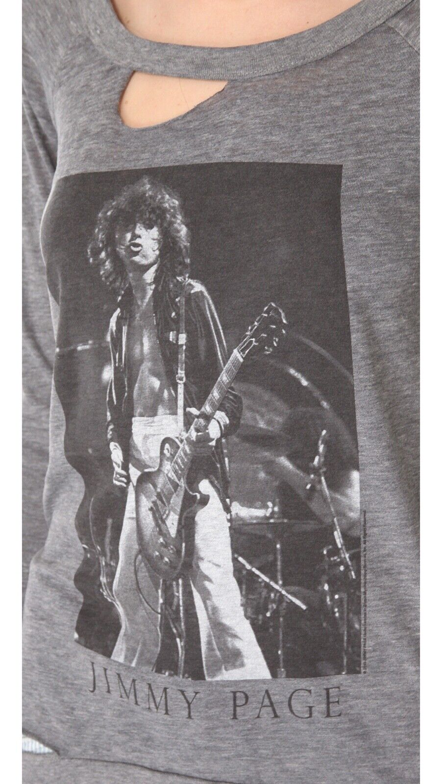 Jimmy Page deconstructed Long Sleeve t-shirt