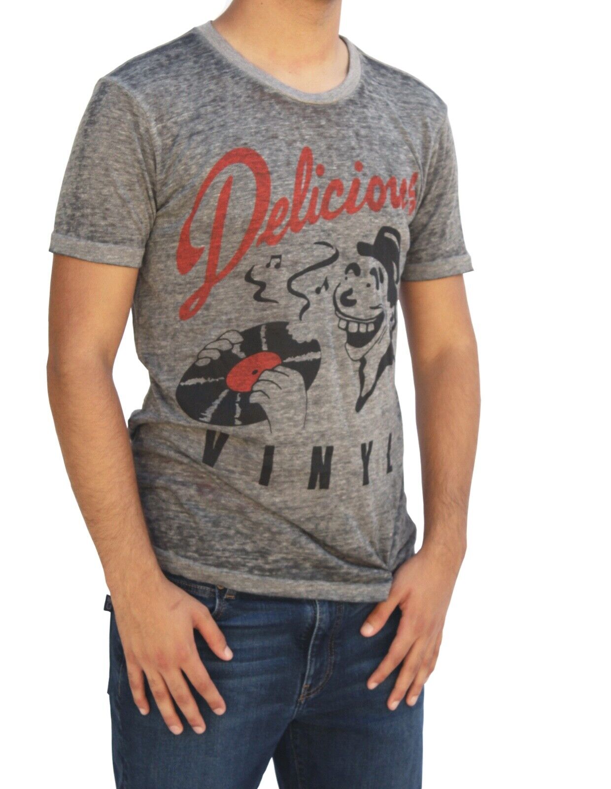 Delicious Vinyl Records Burnout t-shirt