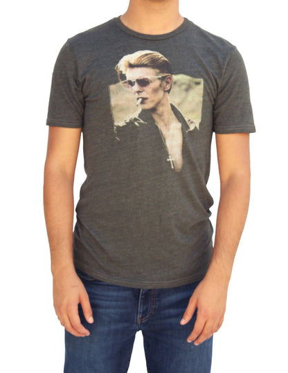 David Bowie Picture with Cigarrette t-shirt