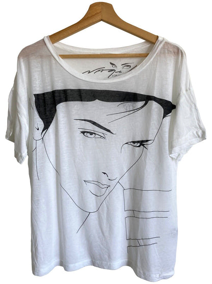 Patrick Nagel Illustration Boxy t-shirt