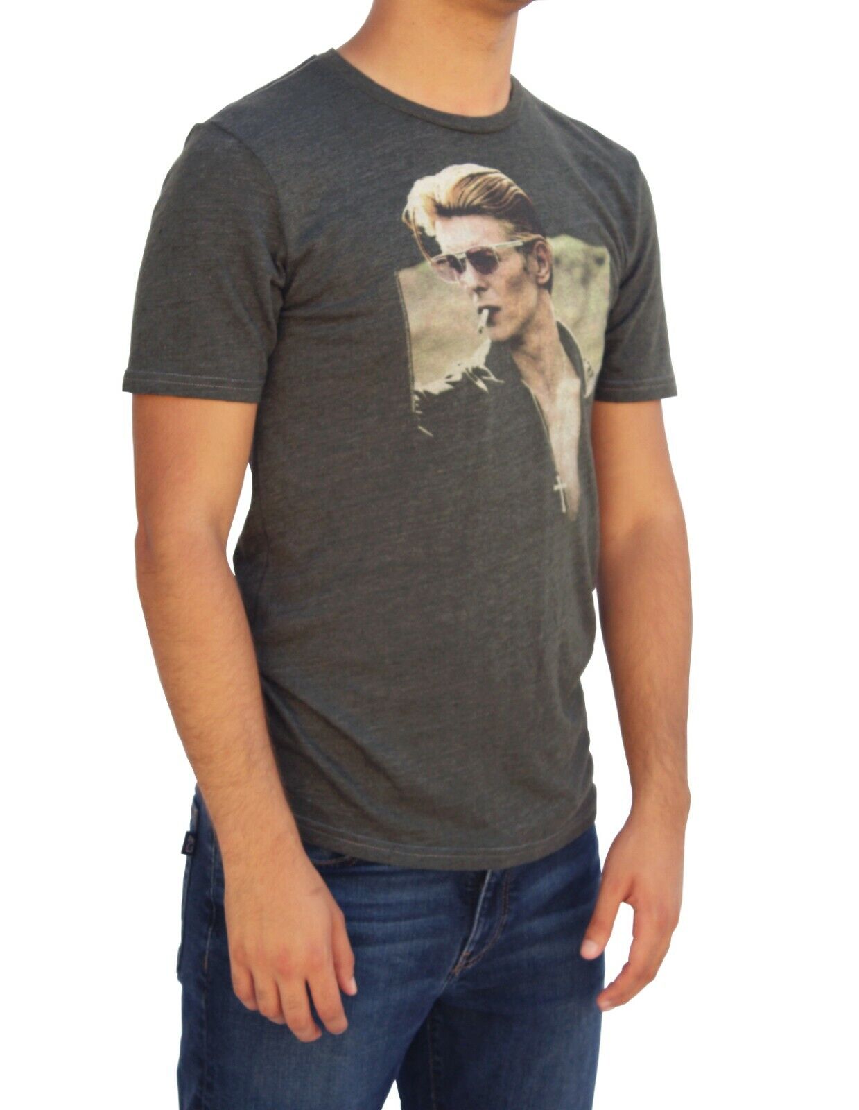 David Bowie Picture with Cigarrette t-shirt