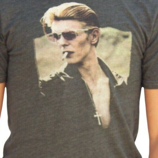 David Bowie Picture with Cigarrette t-shirt