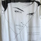 Patrick Nagel Illustration Boxy t-shirt