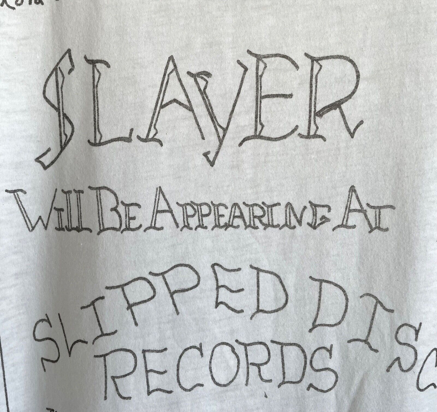 Slayer Live Poster Boxy t-shirt