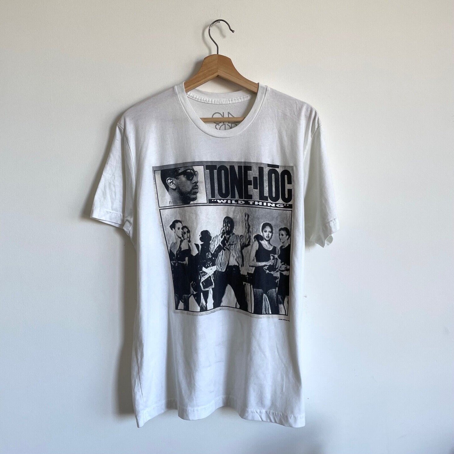 Tone Loc "Wild Thing" white men t-shirt by Chaser Brand 90's Hip Hop Rap Tee