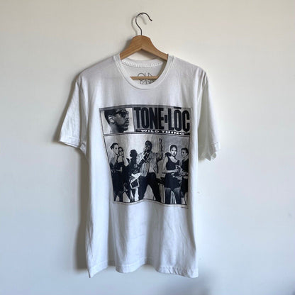 Tone Loc "Wild Thing" white men t-shirt by Chaser Brand 90's Hip Hop Rap Tee