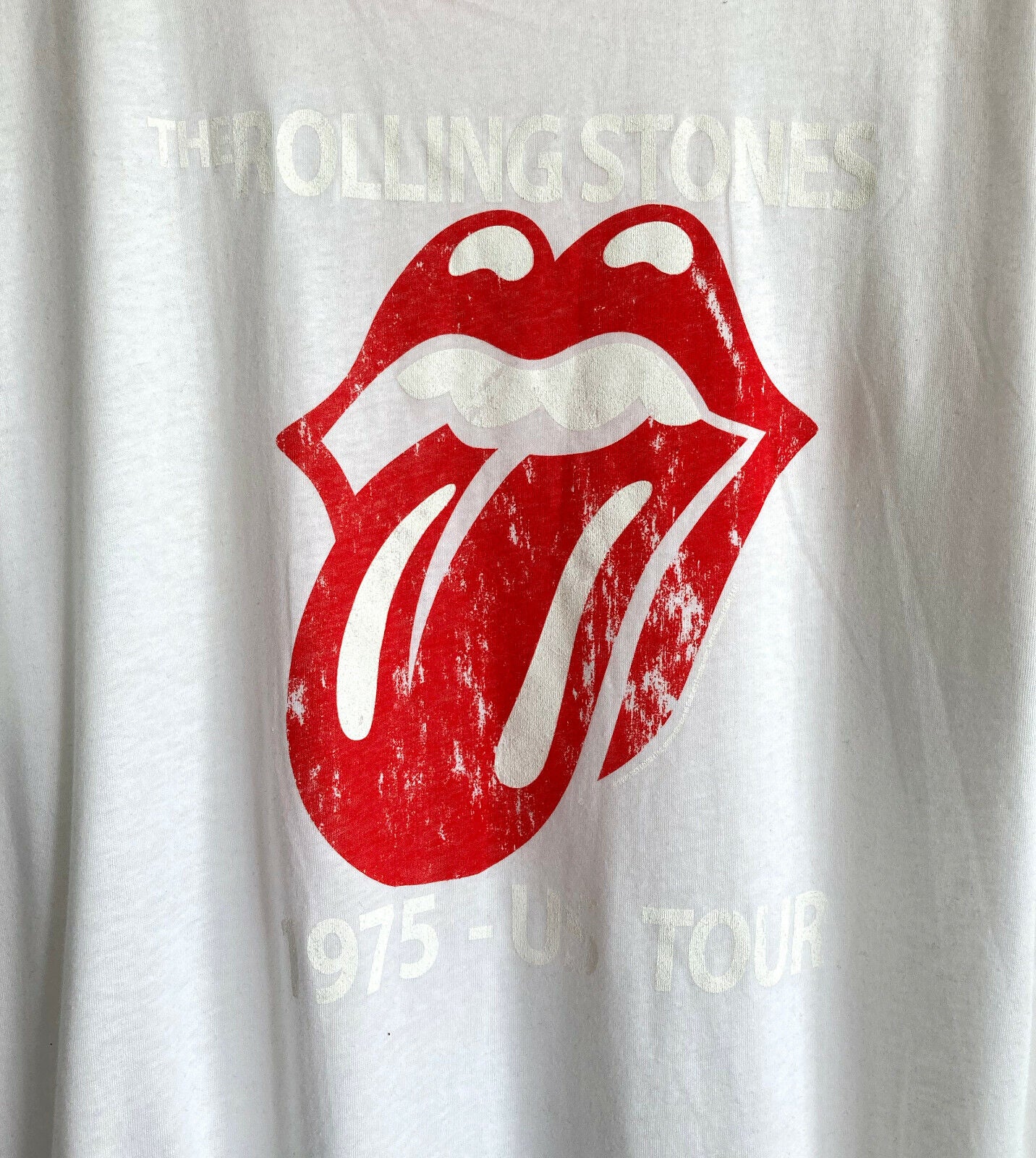 The Rolling Stones 1975-US Tour t-shirt