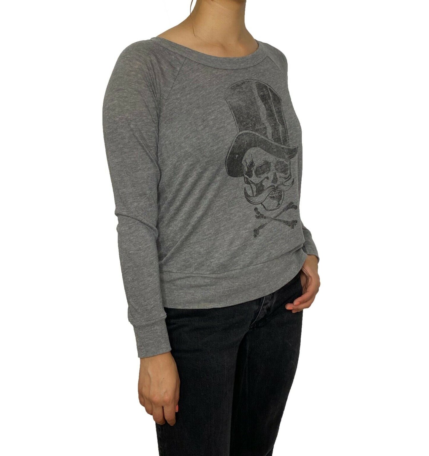 Skull Top Hat Long Sleeve t-shirt