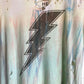 Lightning Tie Dye Destroyed  t-shirt