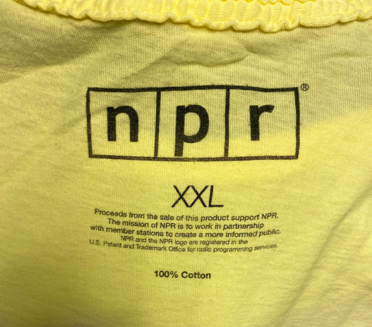 NPR "Listen Vote" t-shirt