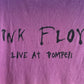 Pink Floyd "Live at Pompeii" Oversized t-shirt