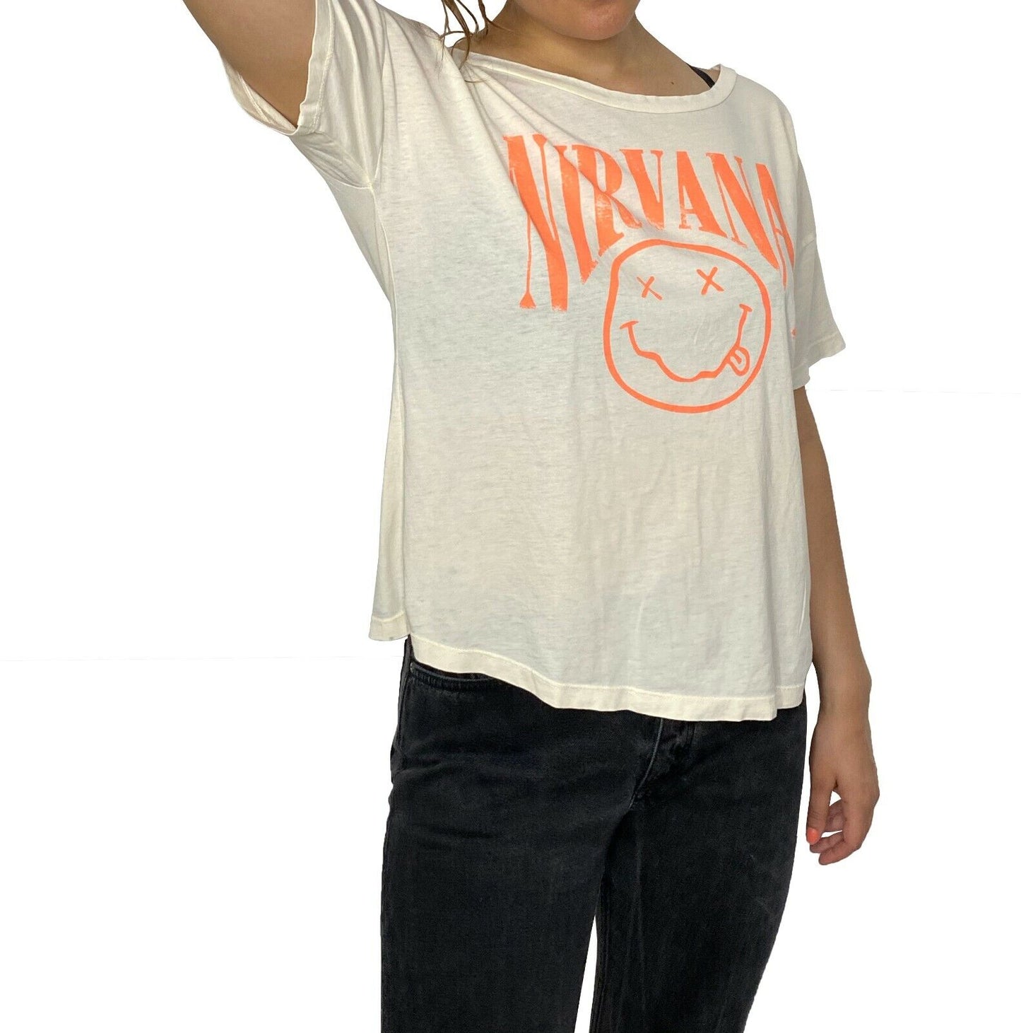 Nirvana Smiley Face Boxy t-shirt