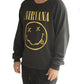 Nirvana Smiley Face Sweatshirt