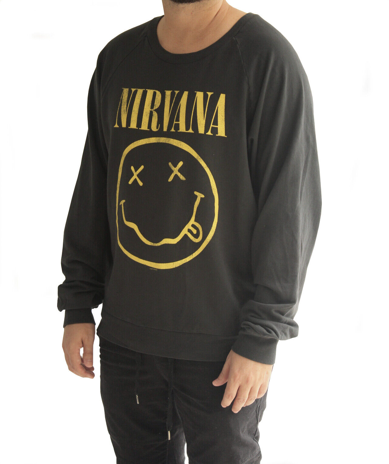 Nirvana Smiley Face Sweatshirt