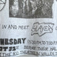 Slayer Live Poster Boxy t-shirt