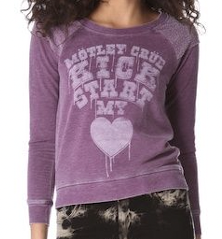 Mötley Crūe "Kickstart my Heart" Sweatshirt