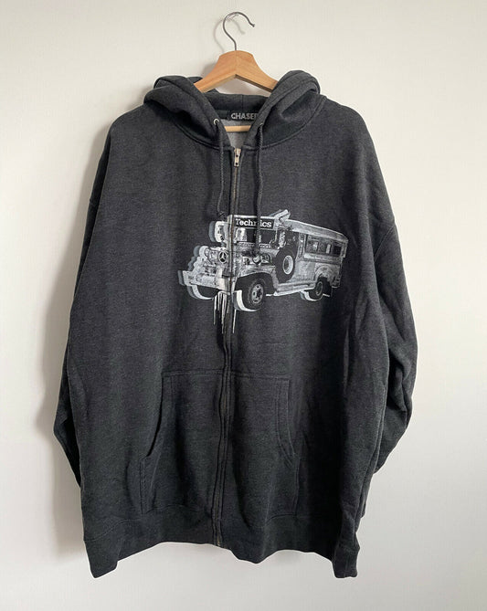 Technics Zip Hoodie Sweatshirt