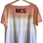 MC5's Wayne Kramer Mugshot Tie Dye Boxy t-shirt