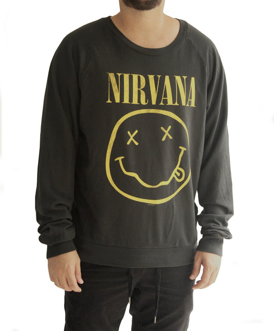 Nirvana Smiley Face Sweatshirt