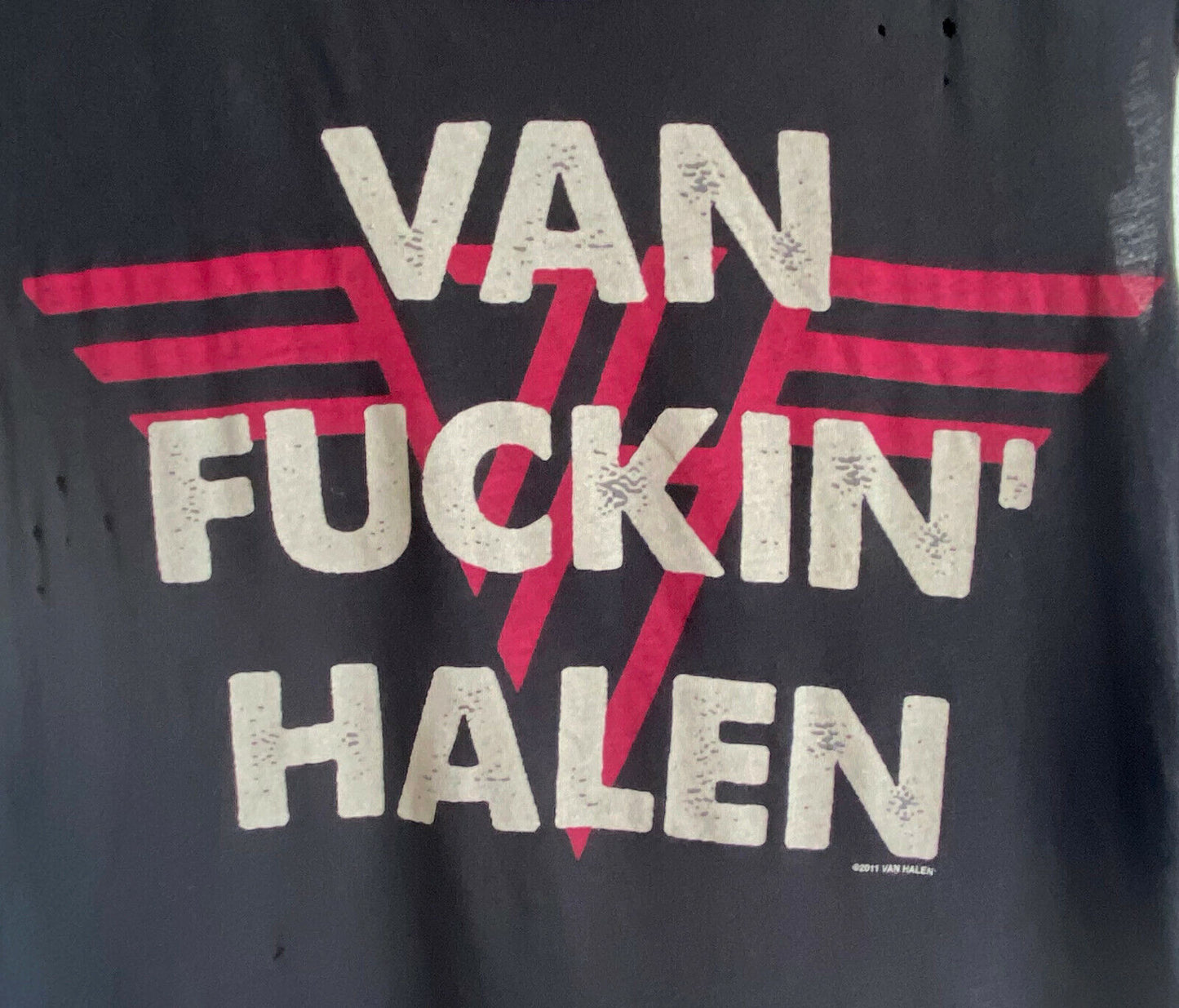 Van Halen "Van Fuckin Halen" Destroyed Muscle t-shirt