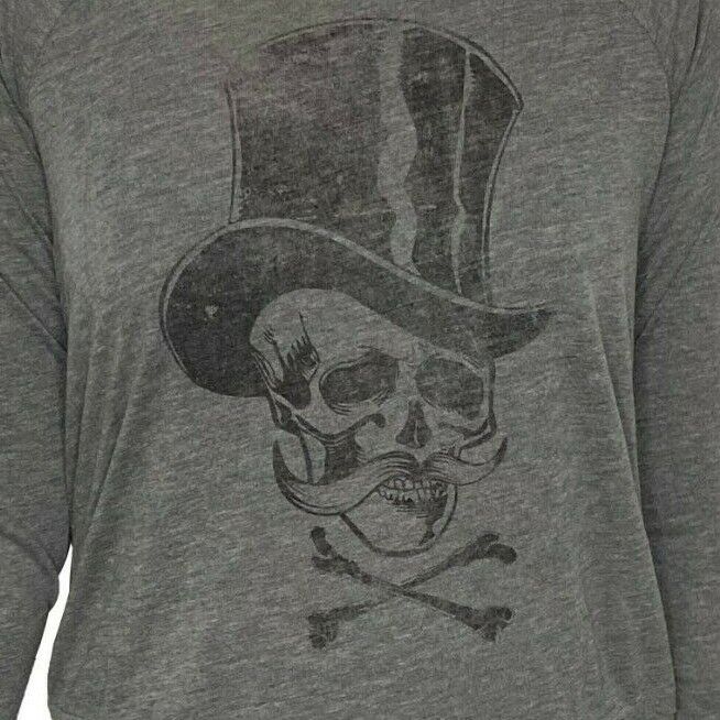 Skull Top Hat Long Sleeve t-shirt