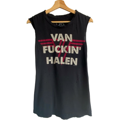 Van Halen "Van Fuckin Halen" Destroyed Muscle t-shirt