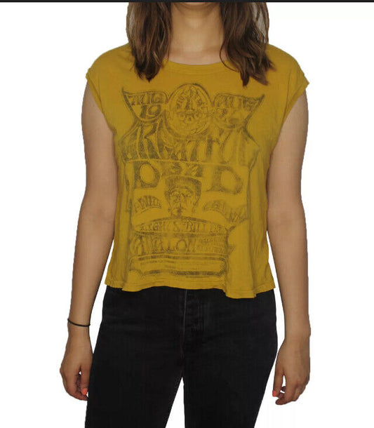 Grateful Dead "Family Dog" Muscle Crop Top