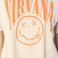 Nirvana Smiley Face Boxy t-shirt