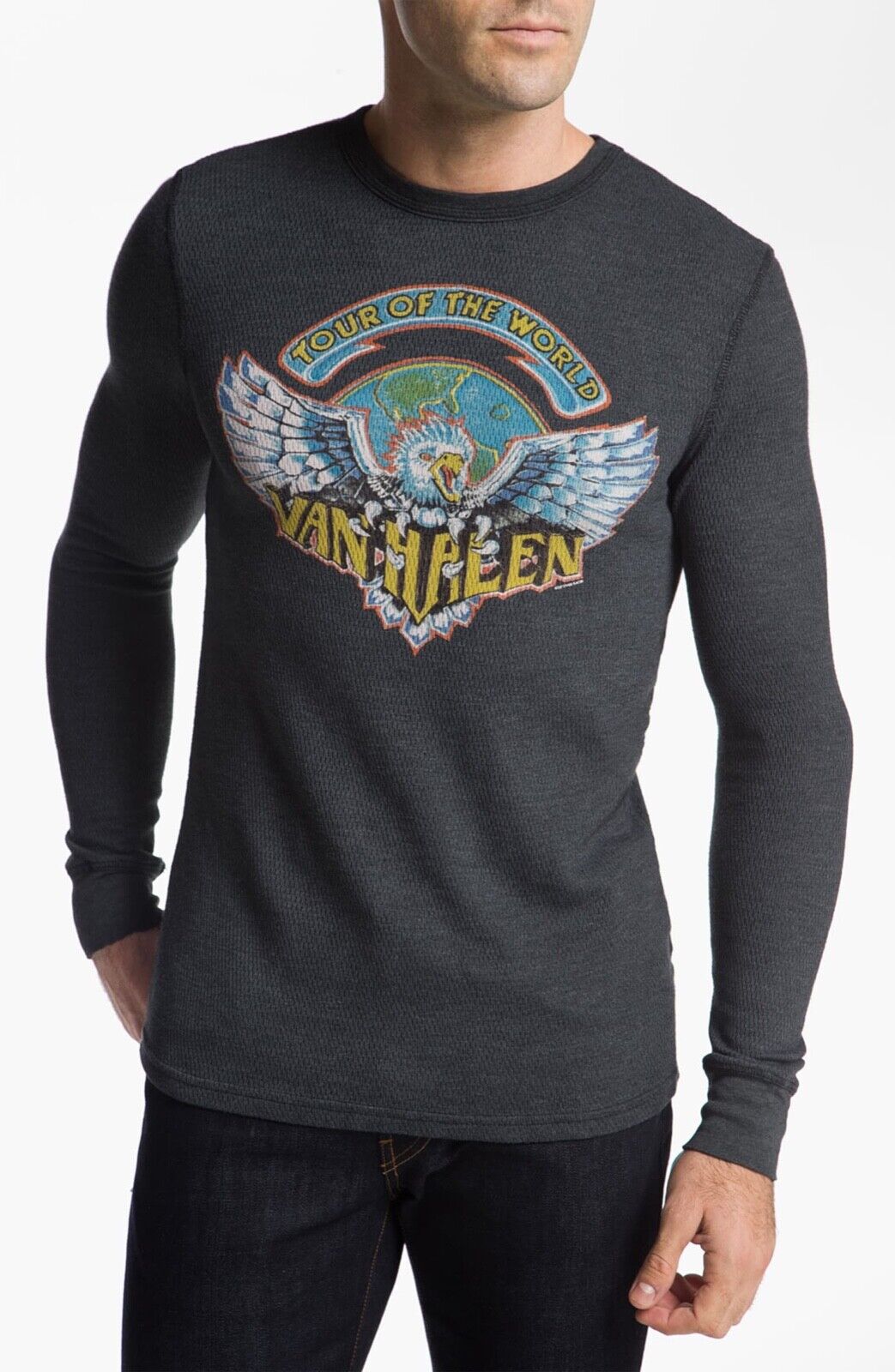 Van Halen "Tour of the World" Thermal t-shirt