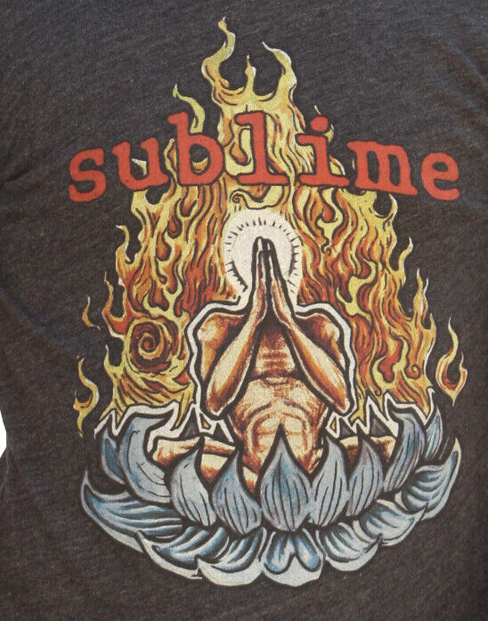 Sublime "Flaming Lotus" t-shirt