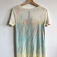 Lightning Tie Dye Destroyed  t-shirt