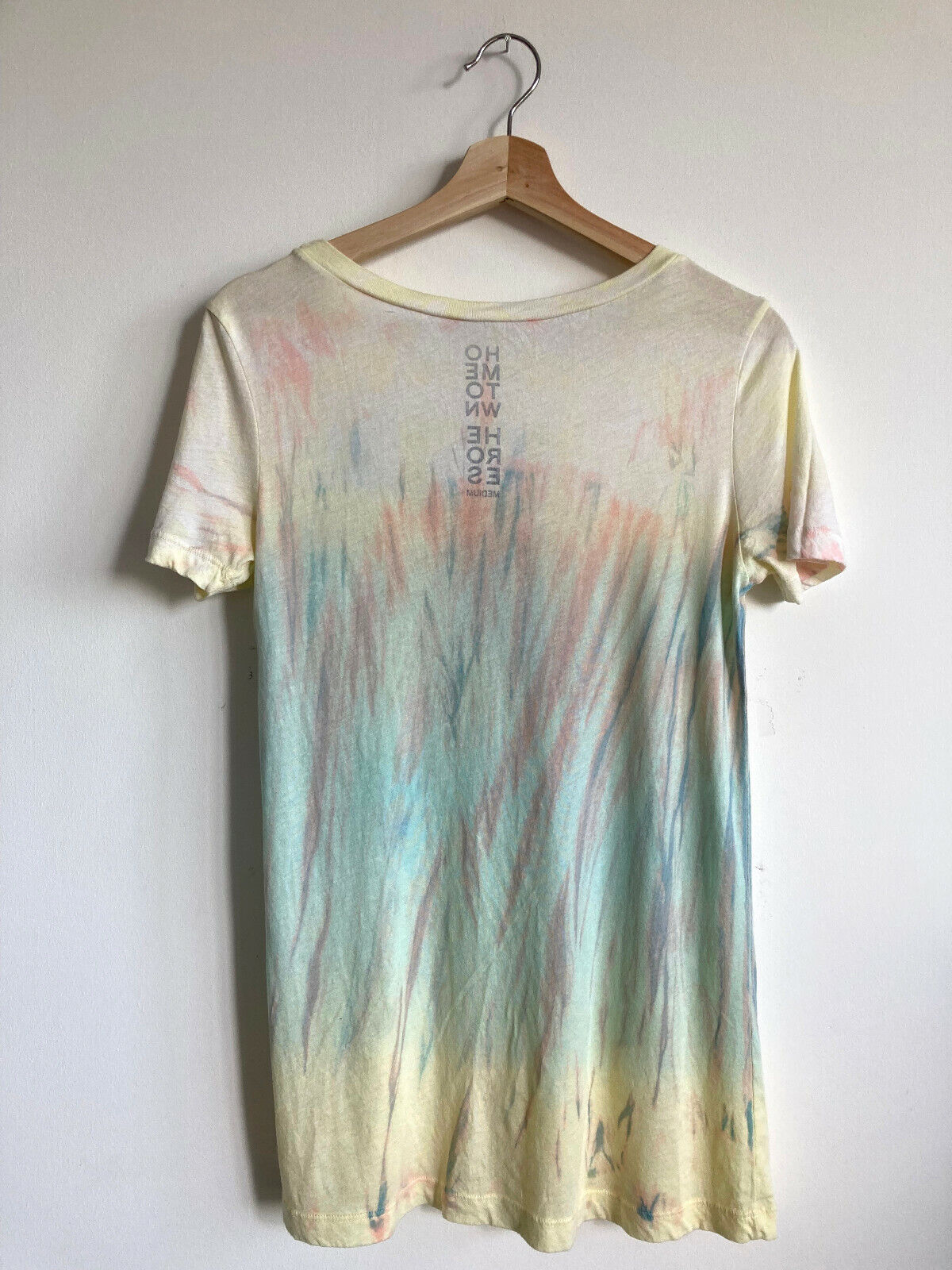 Lightning Tie Dye Destroyed  t-shirt