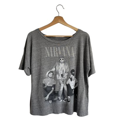 Nirvana picture Boxy t-shirt