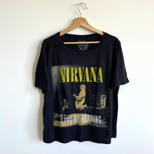 Nirvana Live at Reading Boxy t-shirt