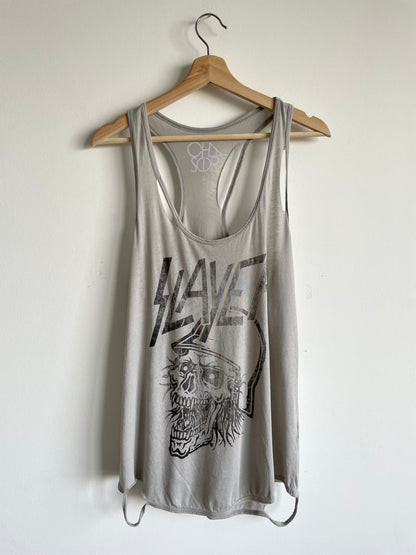 Slayer Skull Helmet Deconstructed Tank Top